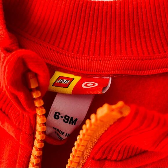 Lego | Contrasting Brick Embroidered Track Jacket NWT 6-9 Months - Picture 5 of 7